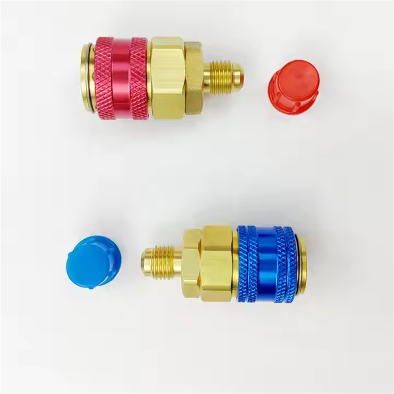 Non-adjustable fluorinated joint